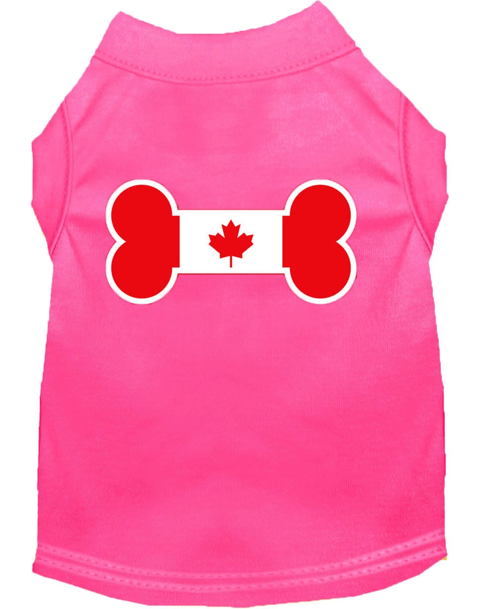 Pet Shirt "Bone Shaped Canadian Flag"