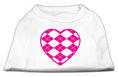 Load image into Gallery viewer, Pet Shirt "Argyle Heart Pink"
