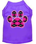 Load image into Gallery viewer, Pet Shirt "Argyle Paw Pink"
