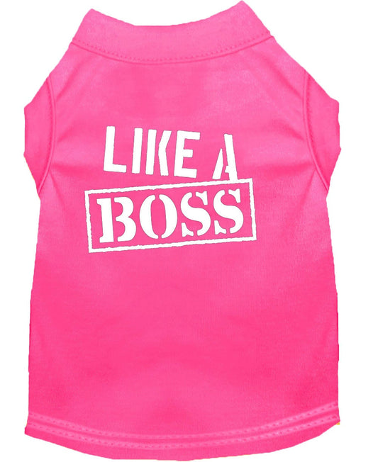 Pet Shirt "Like A Boss"