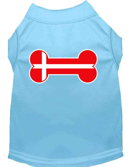 Pet Shirt "Bone Flag Denmark"