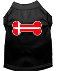 Load image into Gallery viewer, Pet Shirt "Bone Flag Denmark"
