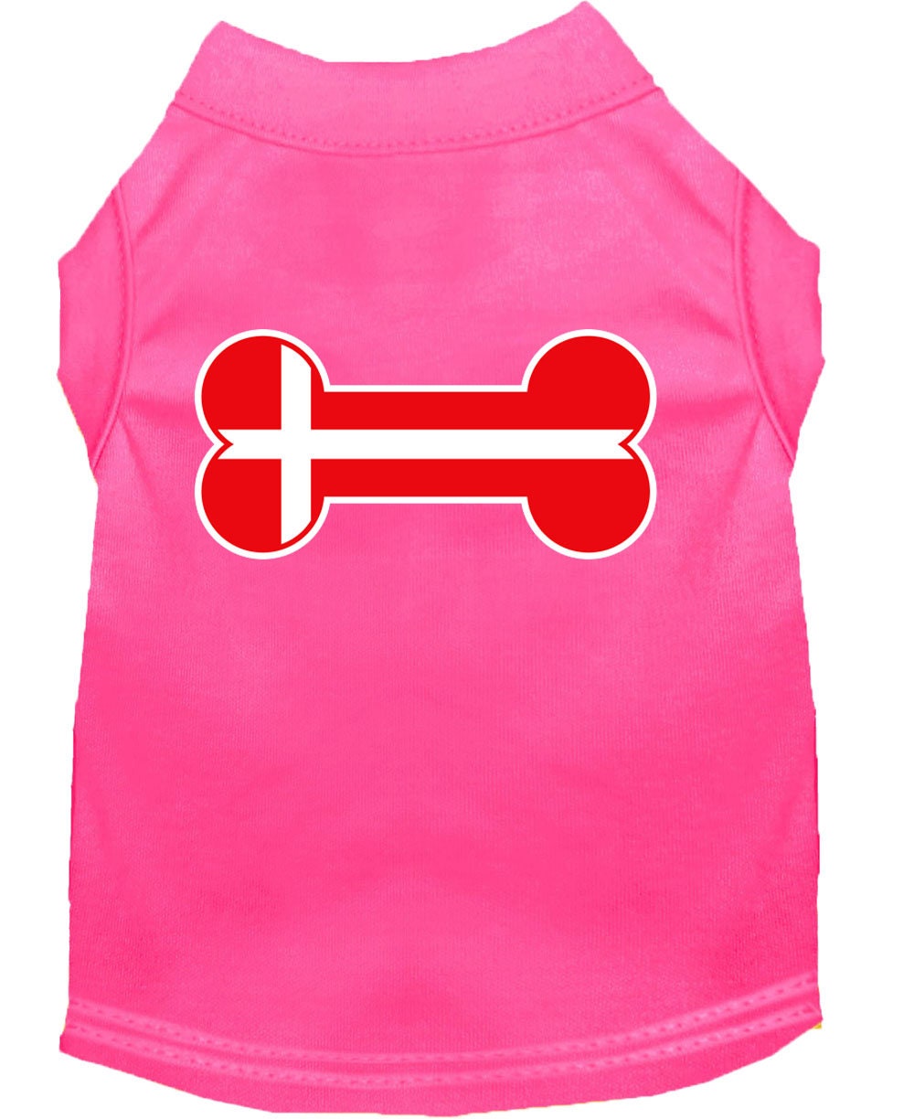 Pet Shirt "Bone Flag Denmark"