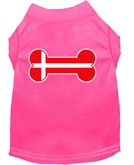 Pet Shirt "Bone Flag Denmark"