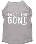 Load image into Gallery viewer, Pet Dog & Cat Shirt Screen Printed, "Bad To The Bone"
