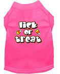 Load image into Gallery viewer, Halloween Pet Dog & Cat Shirt Screen Printed, "Lick or Treat"
