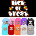 Load image into Gallery viewer, Halloween Pet Dog & Cat Shirt Screen Printed, "Lick or Treat"
