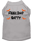 Load image into Gallery viewer, Halloween Pet Dog & Cat Shirt Screen Printed, "Feeling Batty"
