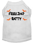 Load image into Gallery viewer, Halloween Pet Dog & Cat Shirt Screen Printed, "Feeling Batty"
