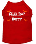 Load image into Gallery viewer, Halloween Pet Dog & Cat Shirt Screen Printed, "Feeling Batty"
