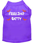 Load image into Gallery viewer, Halloween Pet Dog & Cat Shirt Screen Printed, "Feeling Batty"

