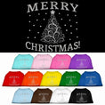 Load image into Gallery viewer, Christmas Pet Shirt, "Shimmer Christmas Tree"
