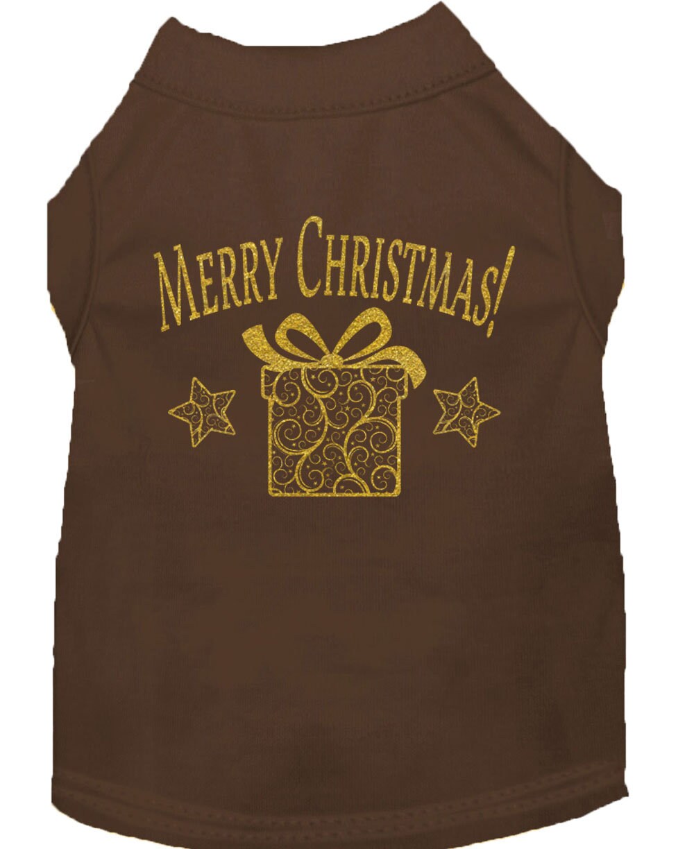 Christmas Pet Shirt, "Golden Christmas Present"
