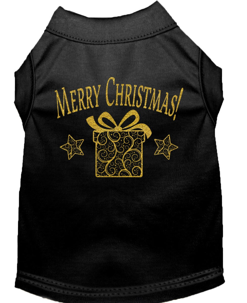 Christmas Pet Shirt, "Golden Christmas Present"