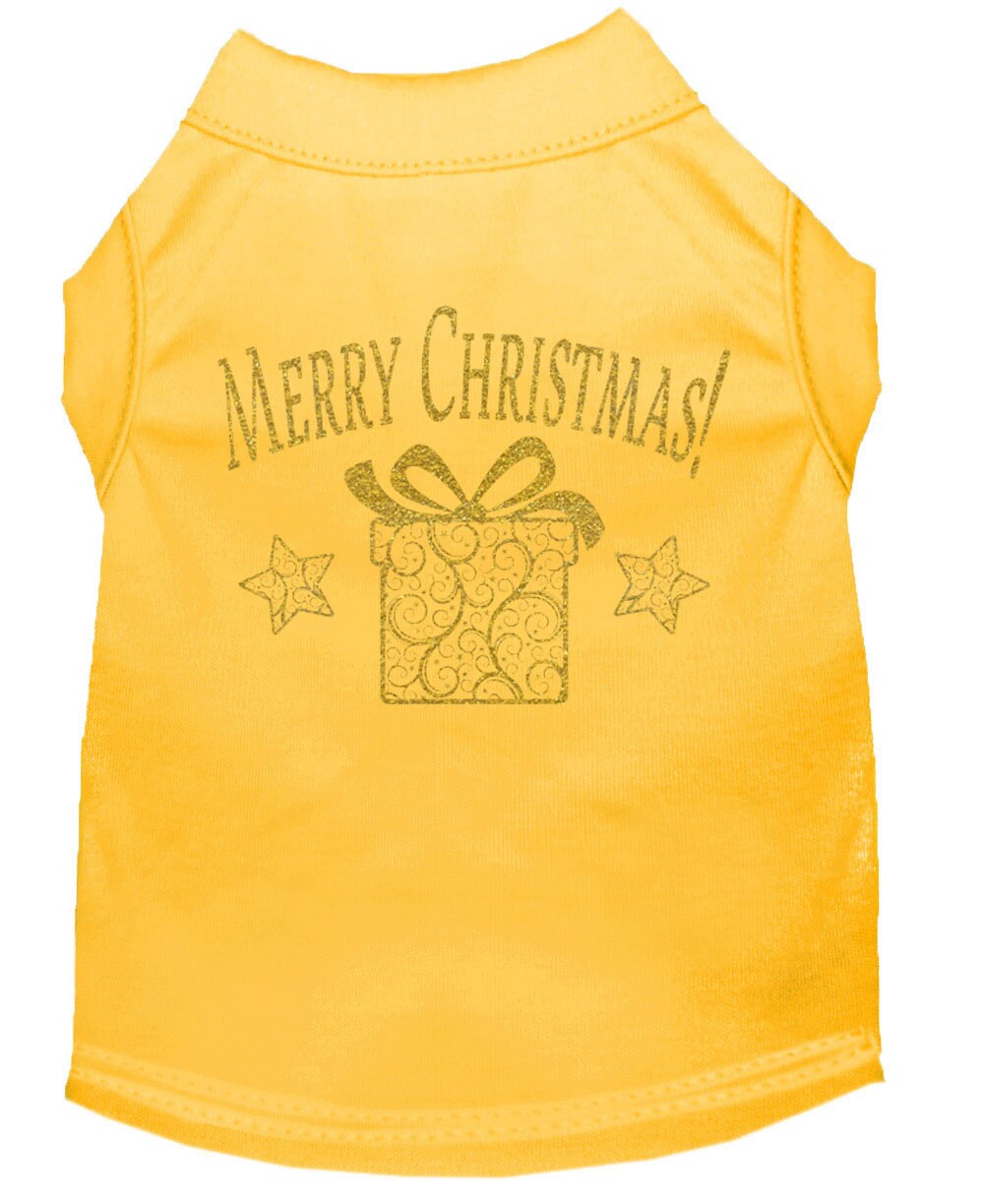 Christmas Pet Shirt, "Golden Christmas Present"
