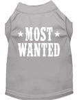 Load image into Gallery viewer, Pet Dog & Cat Shirt Screen Printed, "Most Wanted"
