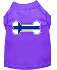 Load image into Gallery viewer, Pet Dog & Cat Shirt Screen Printed, "Bone Shaped Finland Flag"
