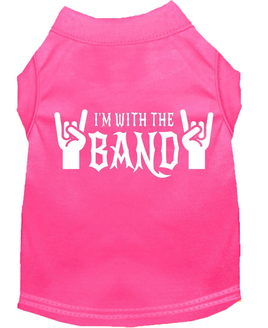 Pet Shirt "I'm With The Band"