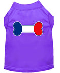 Load image into Gallery viewer, Pet Dog & Cat Shirt Screen Printed, "Bone Flag France"
