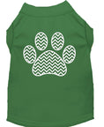 Load image into Gallery viewer, Pet Dog & Cat Shirt Screen Printed, "Chevron Paw"
