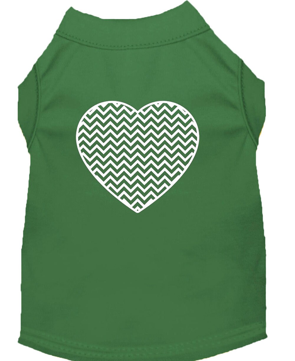 Pet Shirt "Chevron Heart"