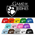 Load image into Gallery viewer, Pet Dog & Cat Shirt Screen Printed, "Game of Bones"
