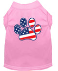 Load image into Gallery viewer, Pet Dog & Cat Shirt Screen Printed, "Patriotic Paw"
