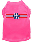 Load image into Gallery viewer, Pet Dog & Cat Shirt Screen Printed, "Patriotic Star Paw Print"

