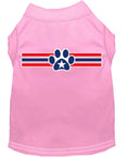 Load image into Gallery viewer, Pet Dog & Cat Shirt Screen Printed, "Patriotic Star Paw Print"
