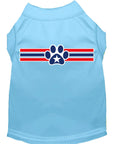 Load image into Gallery viewer, Pet Dog & Cat Shirt Screen Printed, "Patriotic Star Paw Print"
