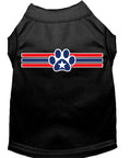 Load image into Gallery viewer, Pet Dog & Cat Shirt Screen Printed, "Patriotic Star Paw Print"
