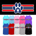 Load image into Gallery viewer, Pet Dog & Cat Shirt Screen Printed, "Patriotic Star Paw Print"
