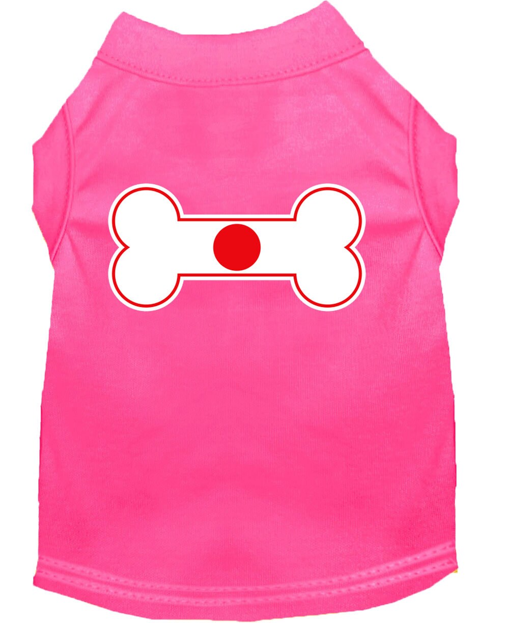 Pet Shirt "Bone Shaped Japan Flag"