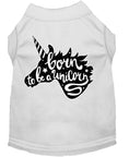 Load image into Gallery viewer, Pet Dog & Cat Shirt Screen Printed, "Born To Be A Unicorn"
