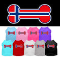 Load image into Gallery viewer, Pet Dog & Cat Shirt Screen Printed, "Bone Flag Norway"

