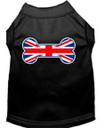 Load image into Gallery viewer, Pet Dog & Cat Shirt Screen Printed, "Bone Shaped United Kingdom Flag"
