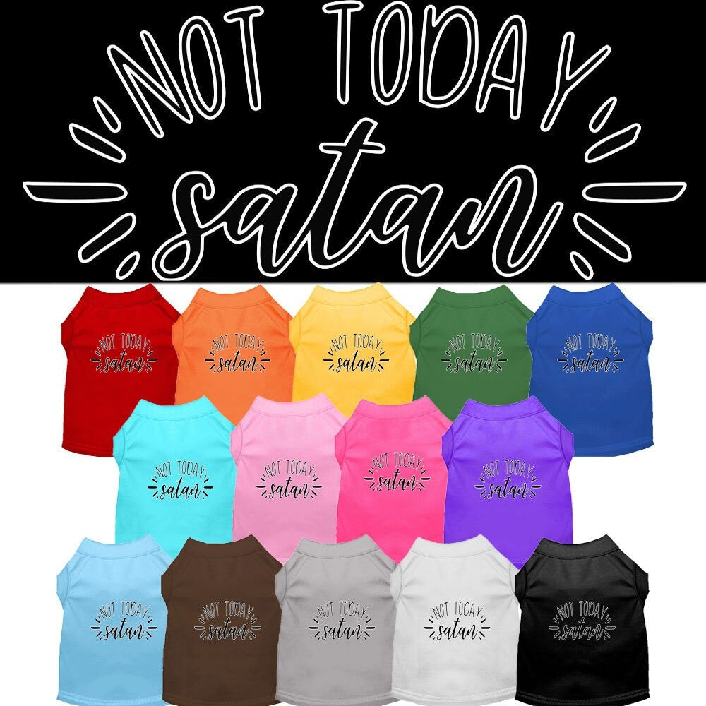 Pet Shirt "Not Today Satan"
