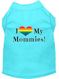 Load image into Gallery viewer, Pet Shirt "I Heart My Mommies"
