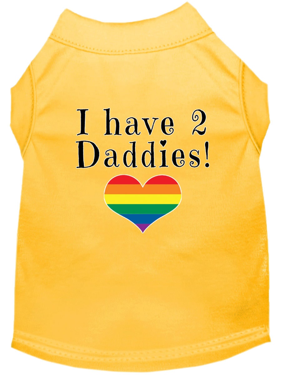 Pet Shirt "I Have Two Daddies"