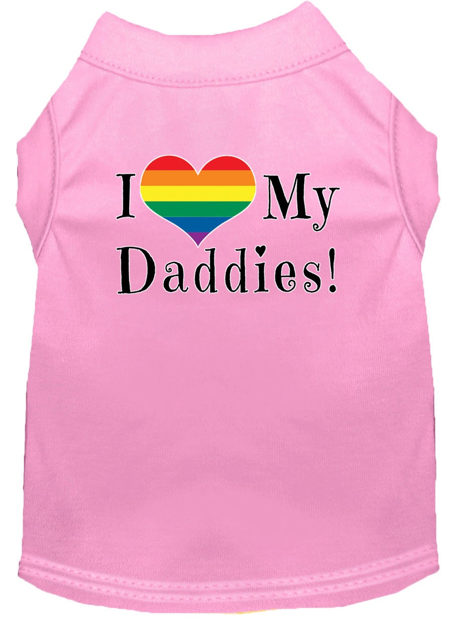 Pet Shirt "I Heart My Daddies"