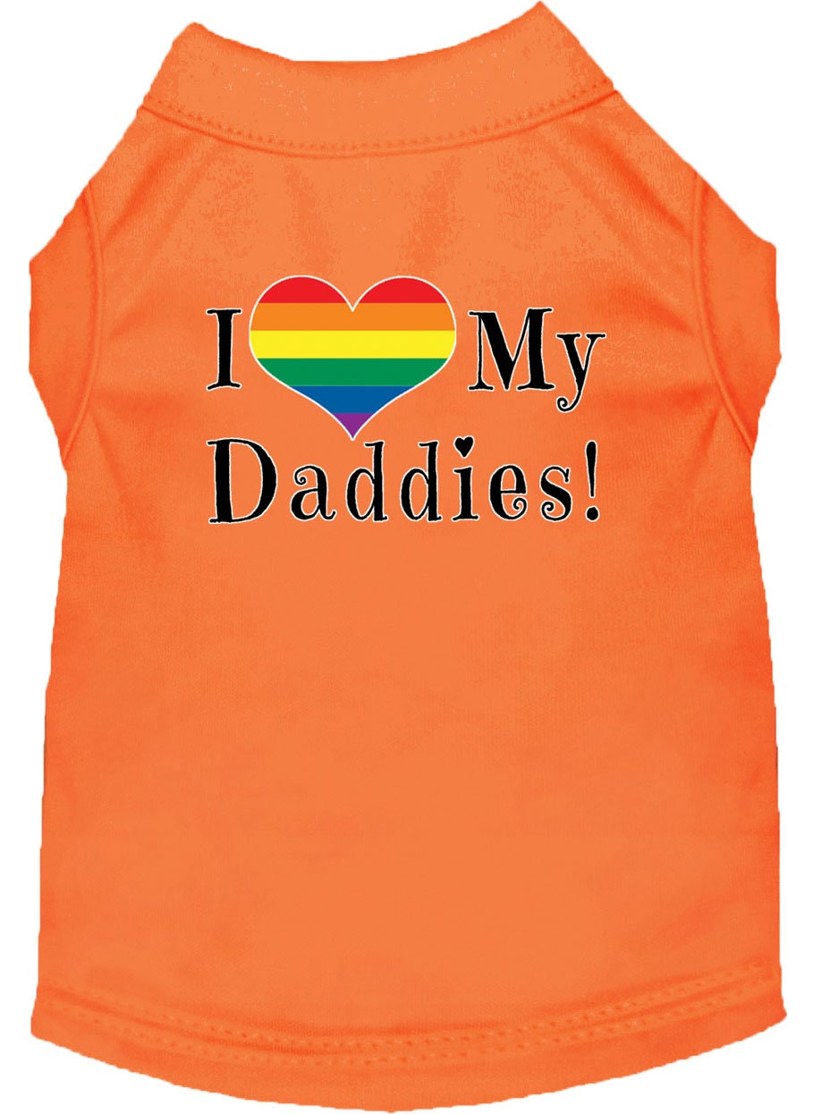 Pet Shirt "I Heart My Daddies"