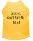 Load image into Gallery viewer, Pet Shirt "Can't Hold My Licker"
