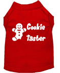 Load image into Gallery viewer, Christmas Pet Dog & Cat Shirt Screen Printed, "Cookie Taster"
