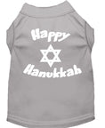 Load image into Gallery viewer, Hanukkah Pet Dog & Cat Shirt Screen Printed, "Happy Hanukkah"
