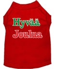 Load image into Gallery viewer, Christmas Pet Shirt, "Hyvaa Joulua"
