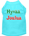 Load image into Gallery viewer, Christmas Pet Shirt, "Hyvaa Joulua"
