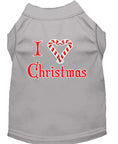 Load image into Gallery viewer, Christmas Pet Shirt, "I Heart Christmas"

