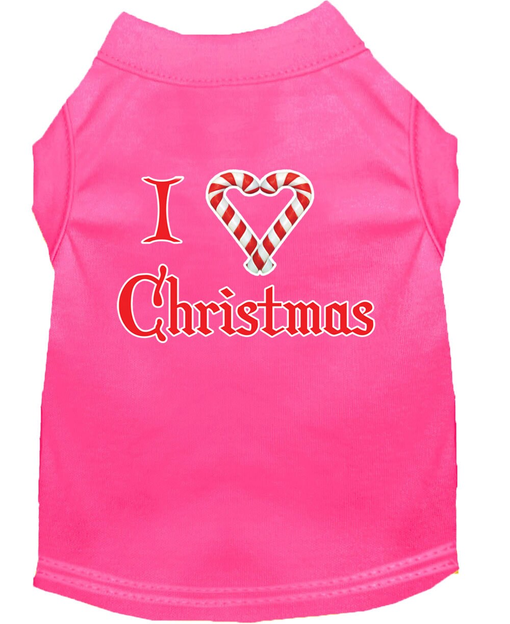 Christmas Pet Shirt, "I Heart Christmas"