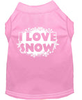 Load image into Gallery viewer, Christmas Pet Shirt, "I Love Snow"
