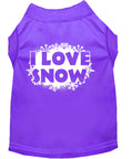 Load image into Gallery viewer, Christmas Pet Shirt, "I Love Snow"
